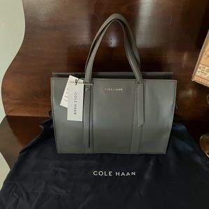 Cole Haan Leather Vestry Zippered Satchel